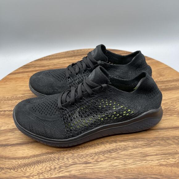 Nike Free RN Shoes Womens Size 7.5 Black Running Comfort Walking Gym Sneakers - Picture 3 of 8